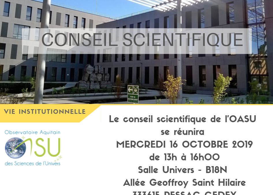 Conseil scientifique de l’OASU