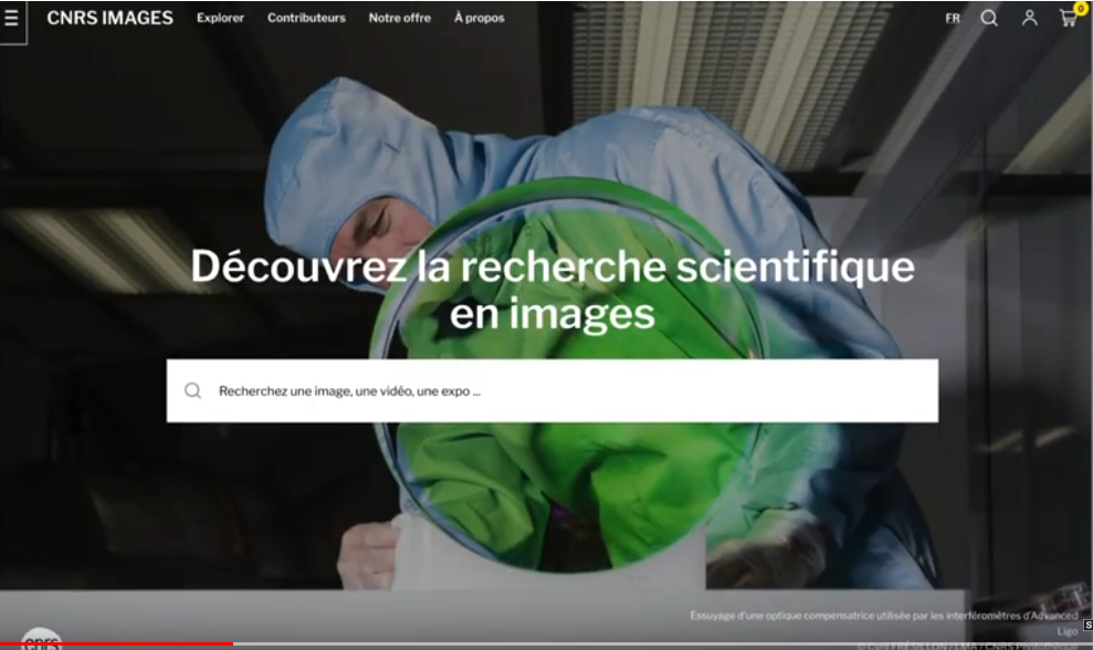 Nouvelle plateforme multimédia du CNRS