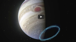 Des vents stratosphériques mesurés sur Jupiter…